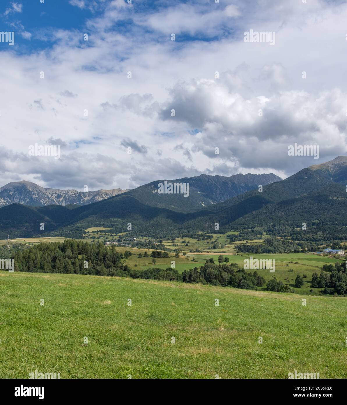 Découverte de l'est de pyrènes, sa faune et sa flore, la région de France Banque D'Images