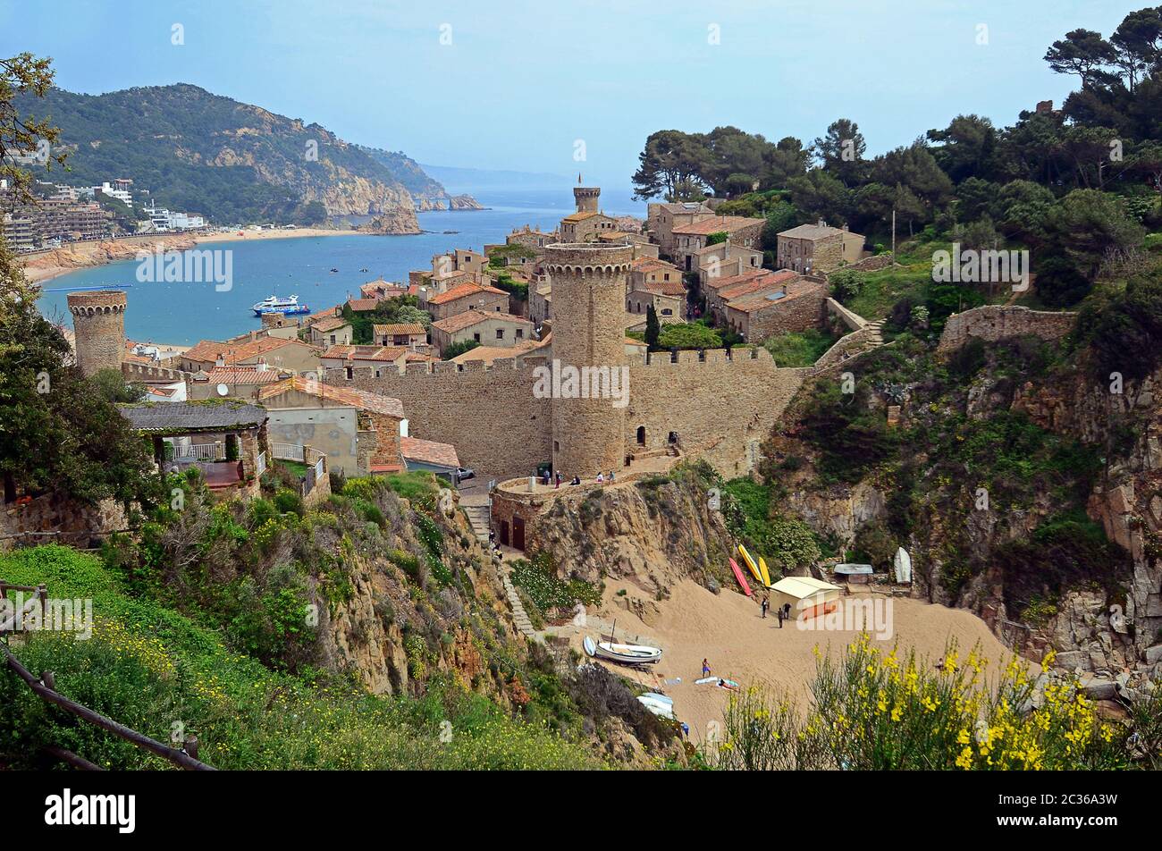 Tossa de Mar, Espagne Banque D'Images