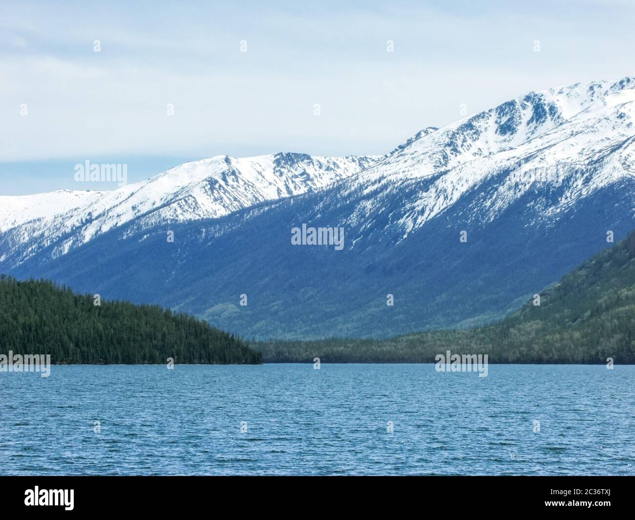 Réserve naturelle du lac Kanas, parc forestier de Jiadengyu, Xinjiang Banque D'Images