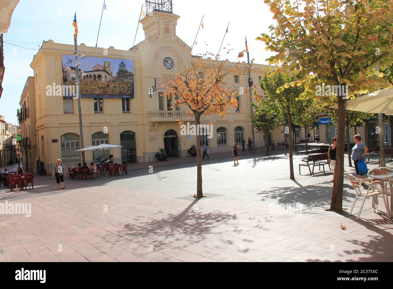 Sant SADURNí d'Anoia, Espagne Banque D'Images