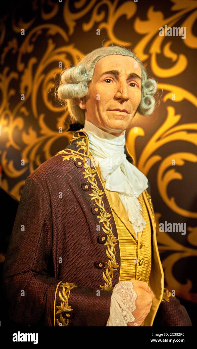 Figurine en cire Joseph Haydn au musée Madame Tussauds Banque D'Images