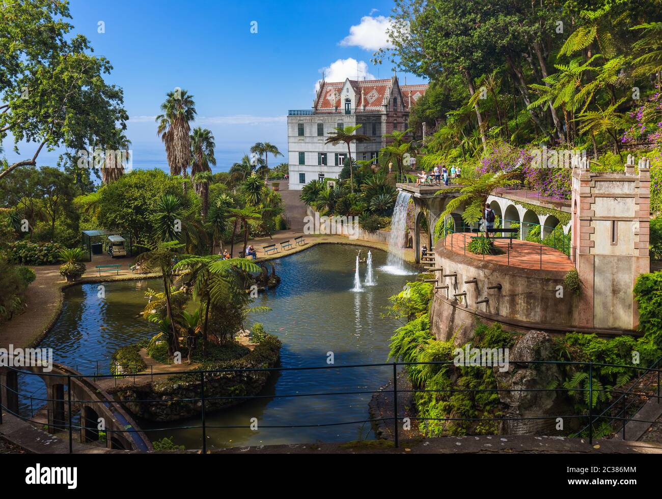 Jardin Tropical Monte Palace et le Portugal - Madère Banque D'Images