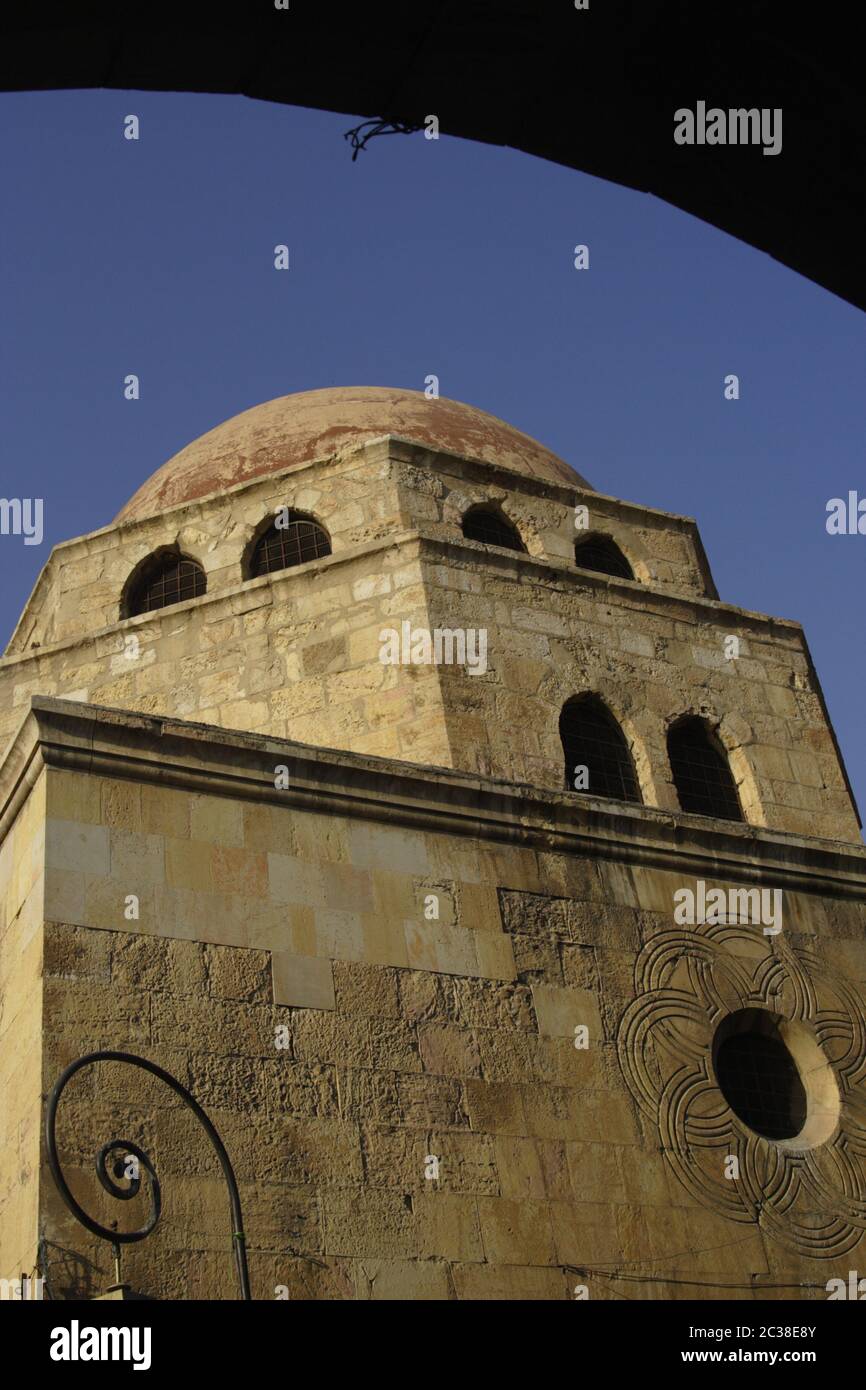 Site classé au patrimoine mondial de l'UNESCO, Mausolée de Saladin, Damas, Syrie Banque D'Images