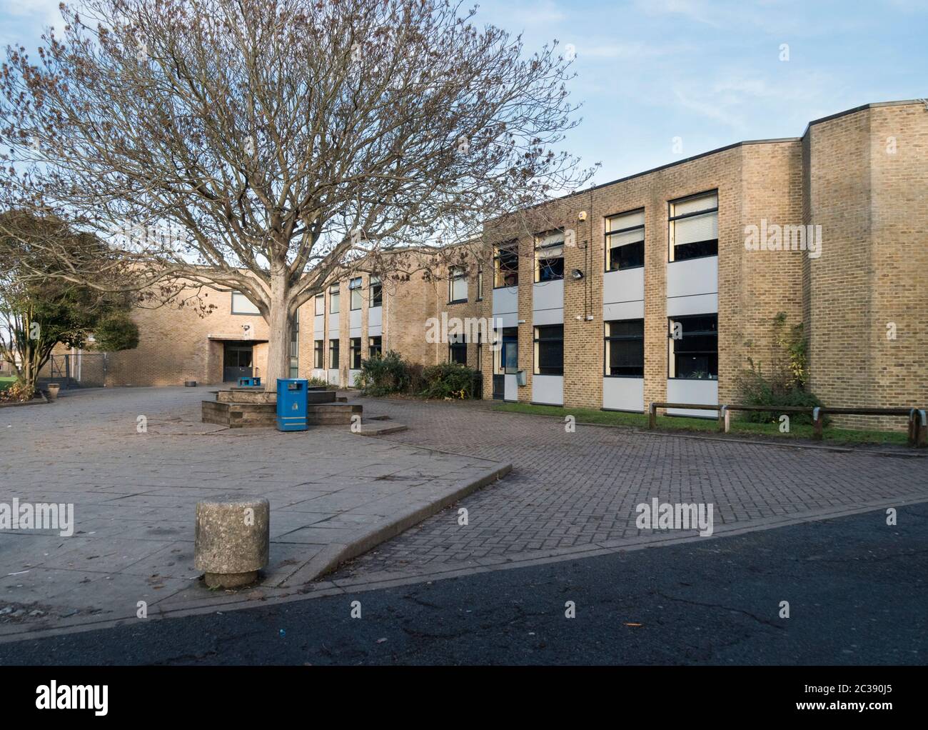 Les bâtiments de l'école secondaire typique, Kent, UK Banque D'Images