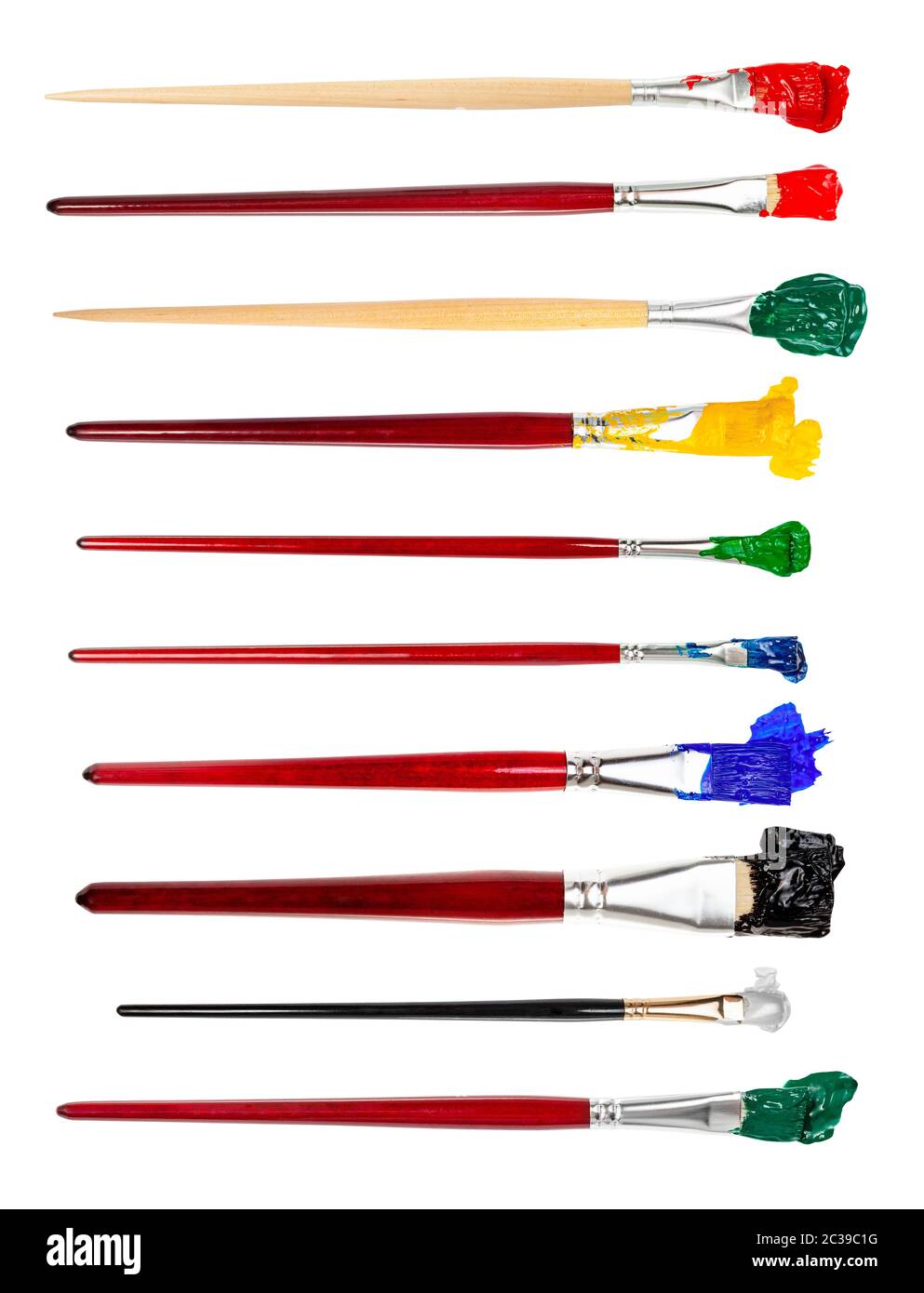 Honeysticks Mon Premier Jeu de pinceaux - 3 pièces. Premiers brosses Parfaits pour bébé et Tout-Petit. Gros pinceaux pour Tout-Petits en Bois potelé pour Une Prise en Main Facile
