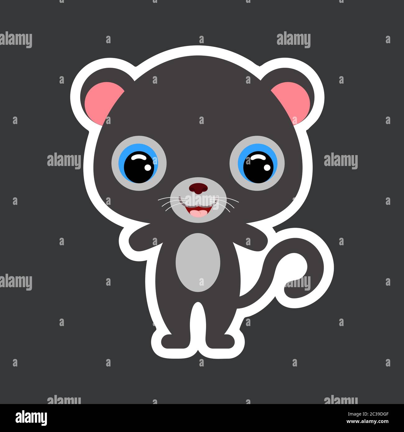 Autocollant Pour Enfants De Petite Panthere Mignonne Animal De La Jungle Personnage De Dessin Anime Pour Le Motif De Bebe Vetements Pour Enfants Fete De Douche De Bebe Carte Image Vectorielle Stock Autocollant Pour Enfants De Petite Panthere Mignonne Animal De La Jungle Personnage De Dessin Anime Pour Le Motif De Bebe Vetements Pour Enfants Fete De Douche De Bebe Carte Image Vectorielle Stock