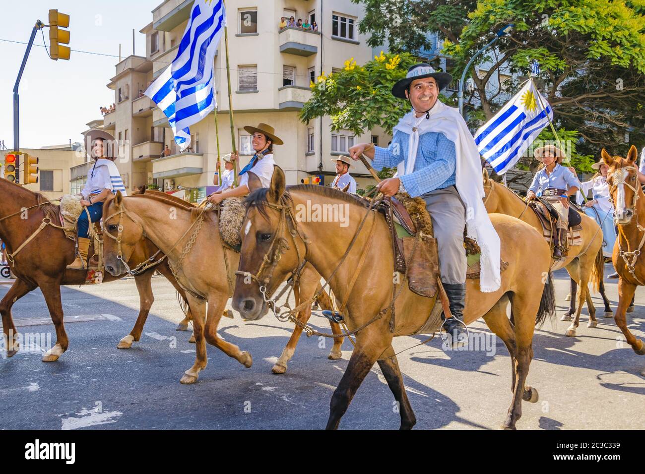 Assomption uruguayenne du nouveau Président, Montevideo, Uruguay Banque D'Images