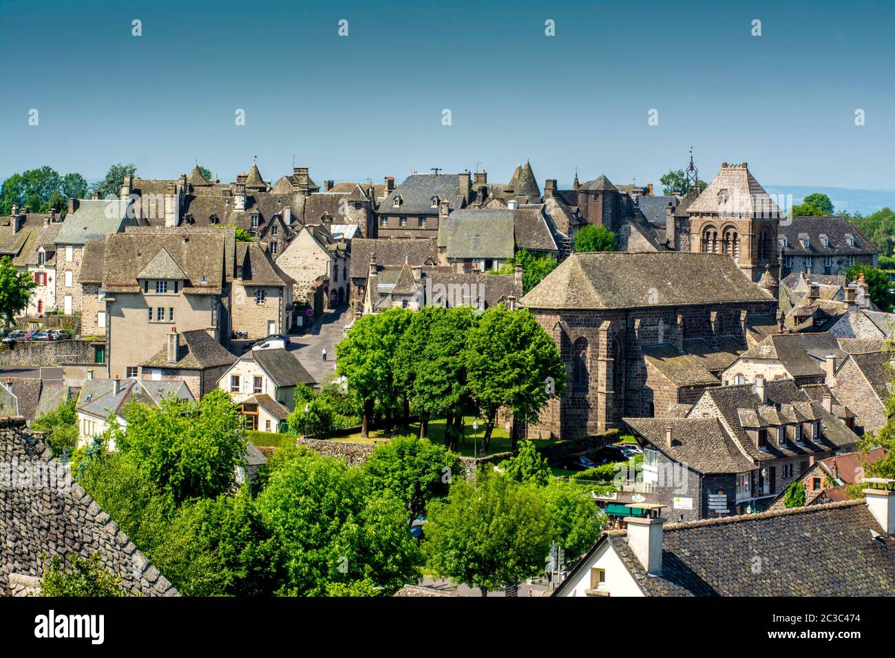 Lugarde cantal village Banque de photographies et d’images à haute
