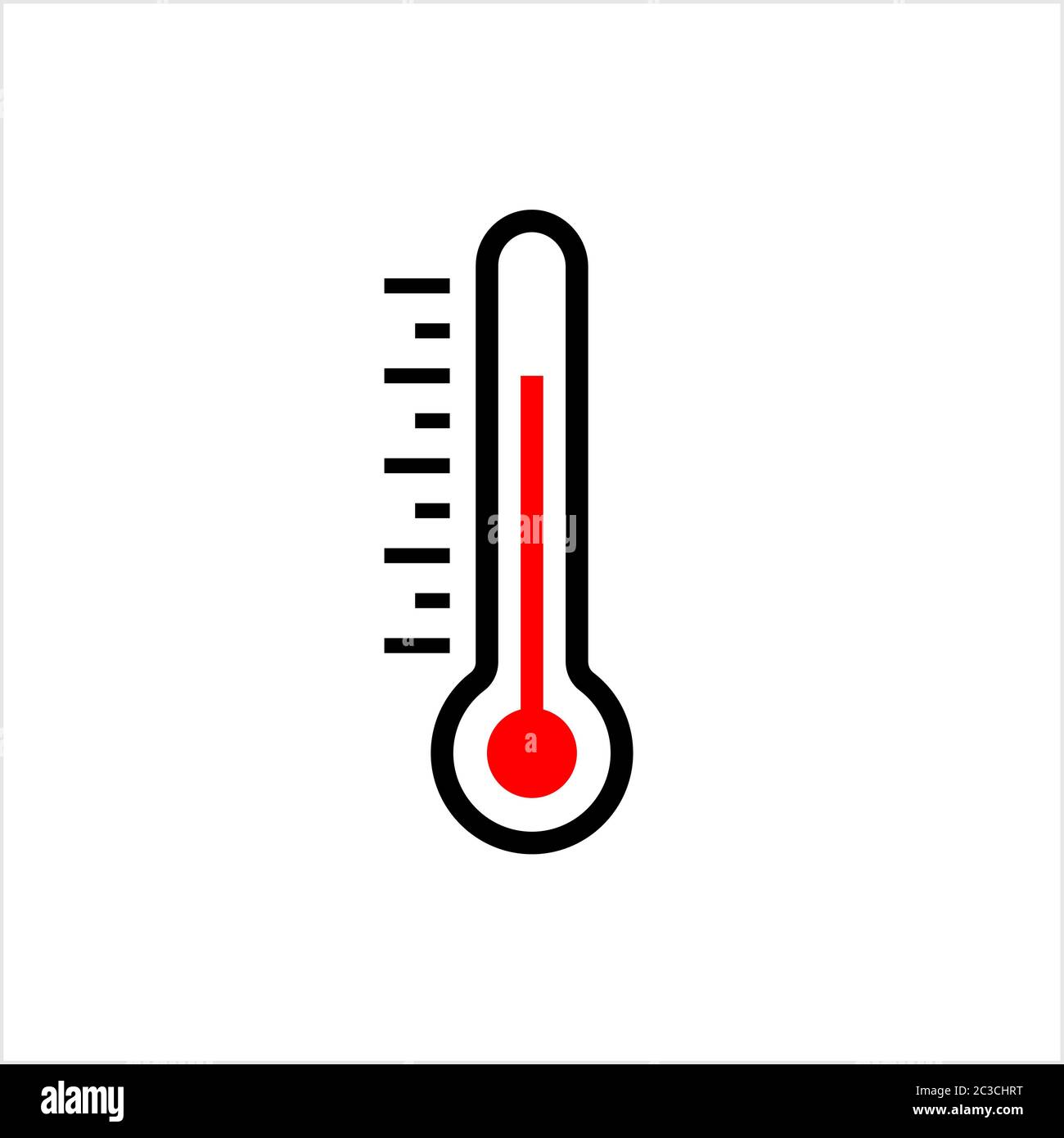 Icône thermomètre, thermomètre Vector Art Illustration Image Vectorielle  Stock - Alamy