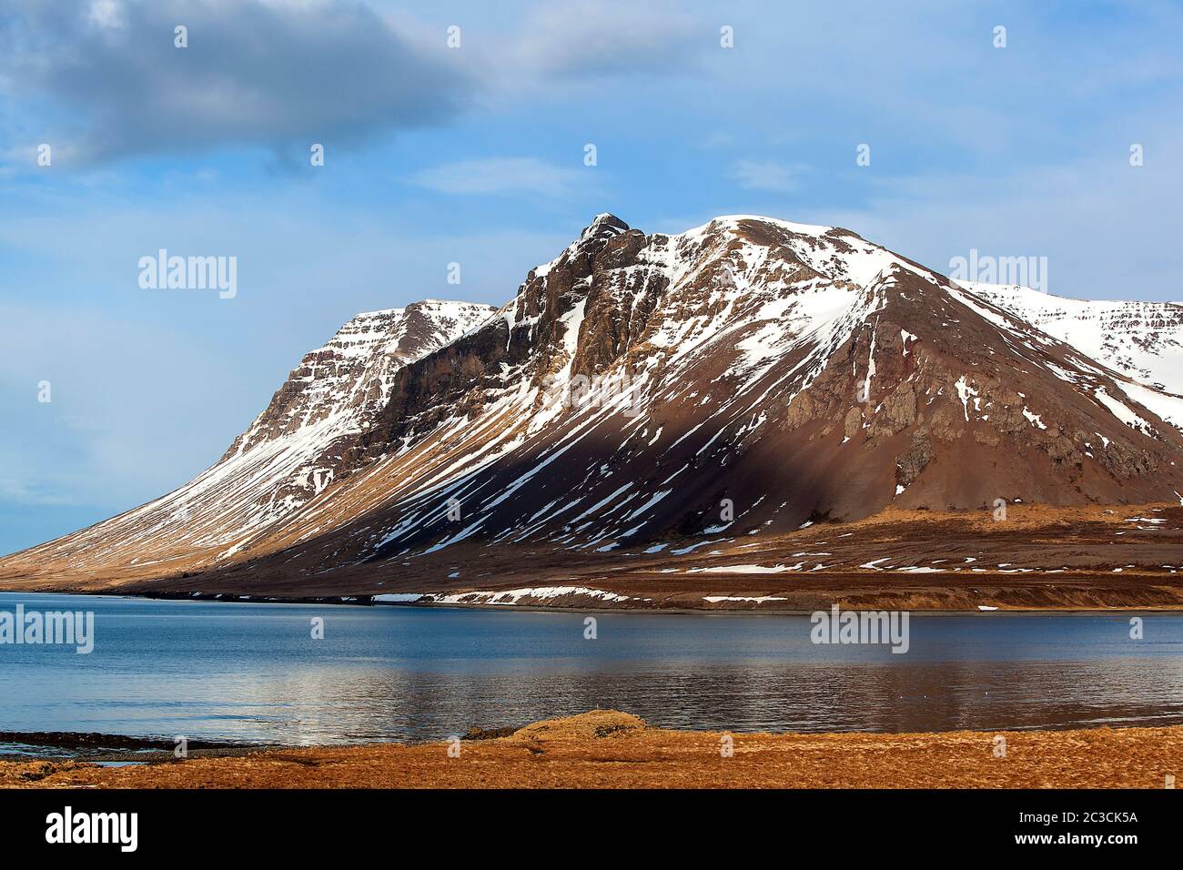 Impressiv paysage volcanique sur la péninsule de Snæfellsnes en Islande Banque D'Images