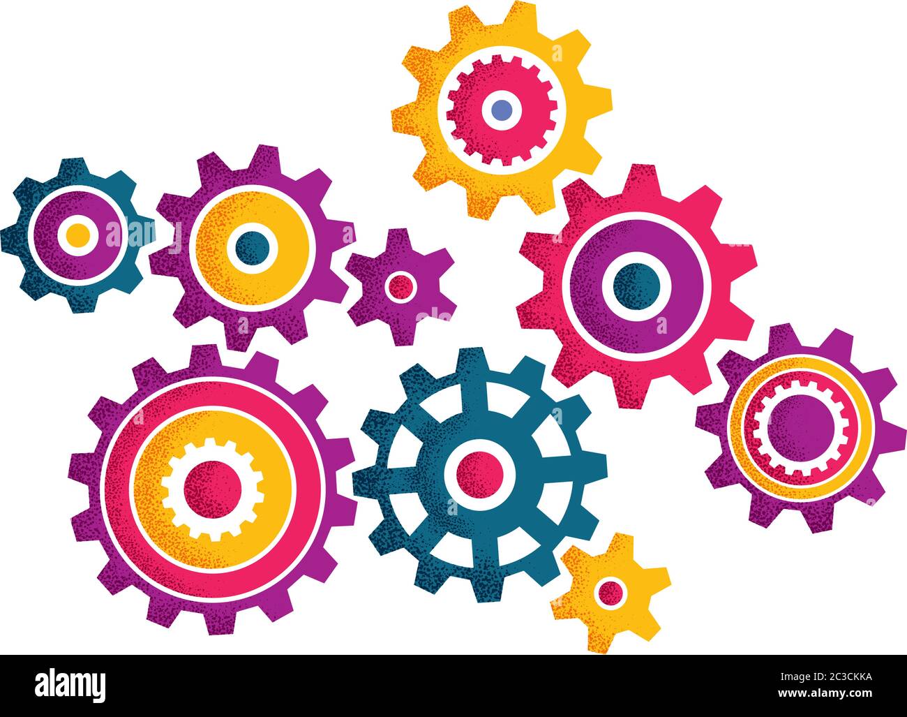 Mécanisme de largage Illustration de Vecteur