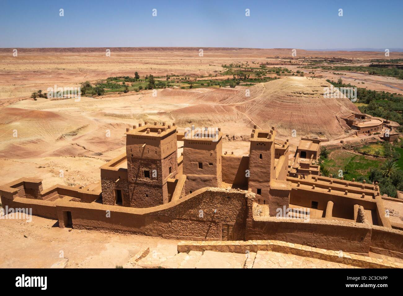 Ait Ben Haddou ville historique au Maroc Banque D'Images