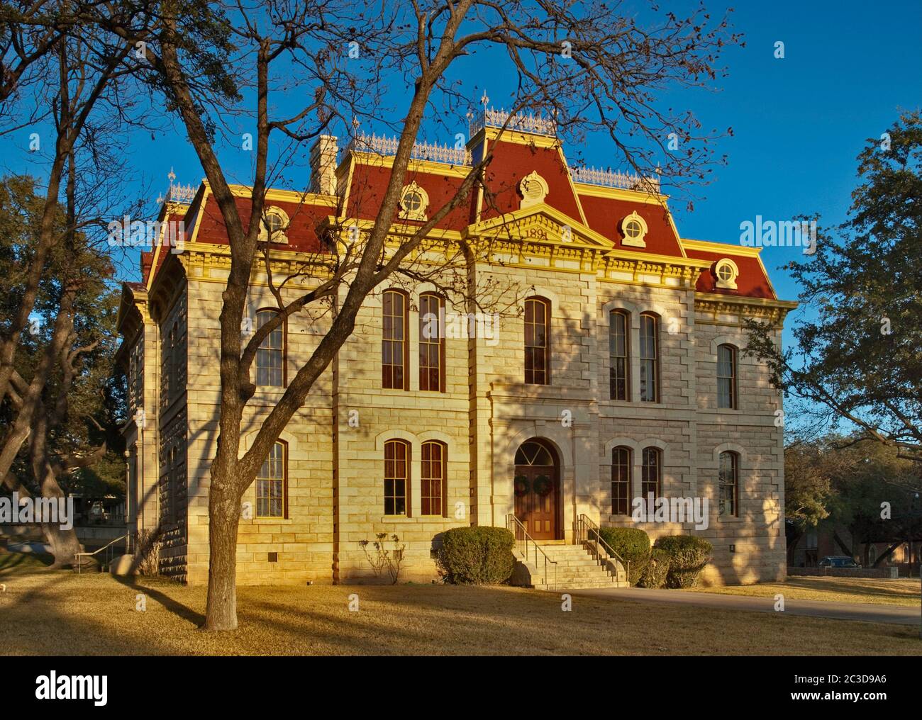 Palais de justice du comté de Sutton à Sonora, Edwards plateau, Texas, États-Unis Banque D'Images