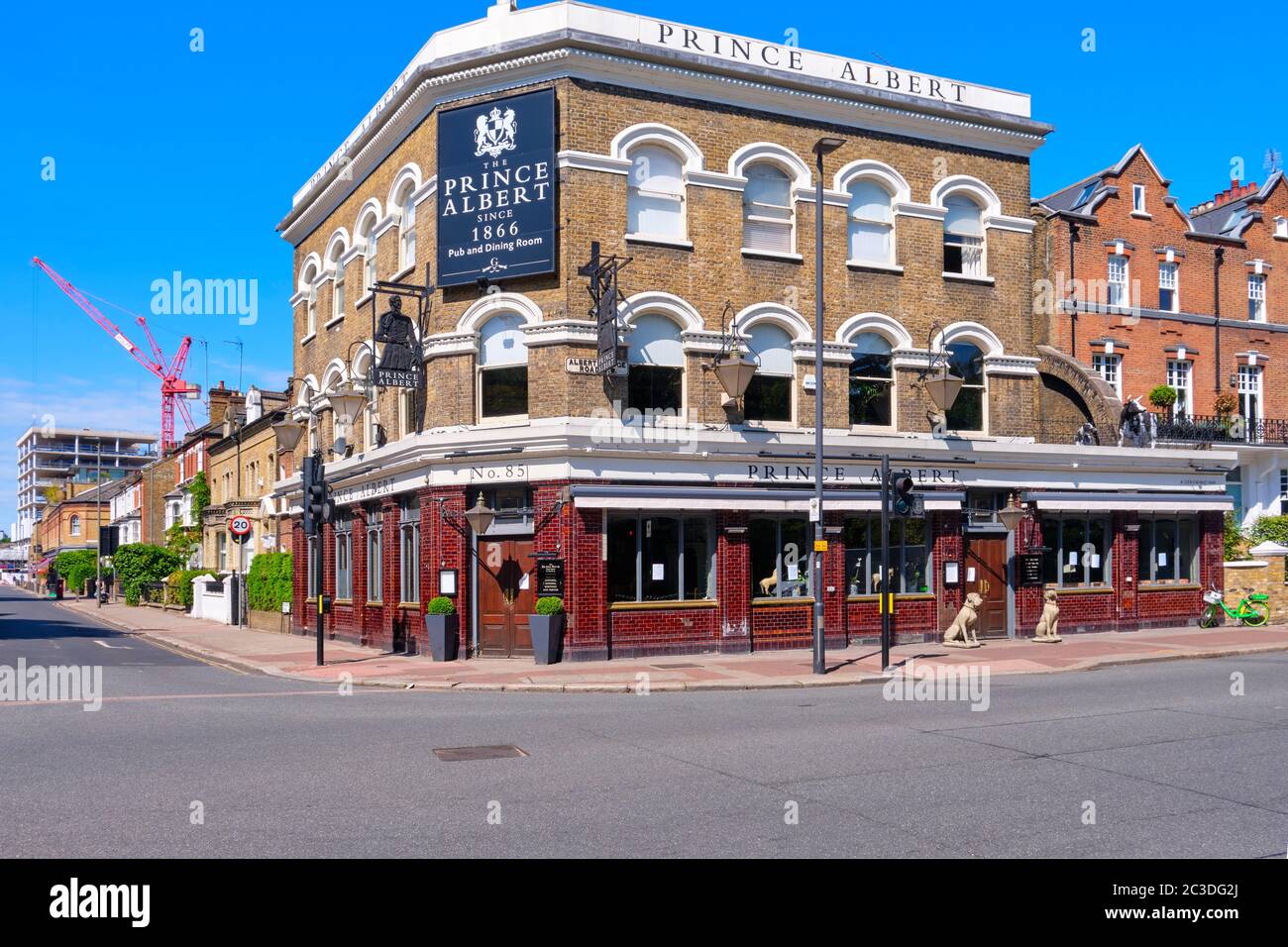 Le Prince Albert Pub à Battersea, Albert Bridge Road. Banque D'Images