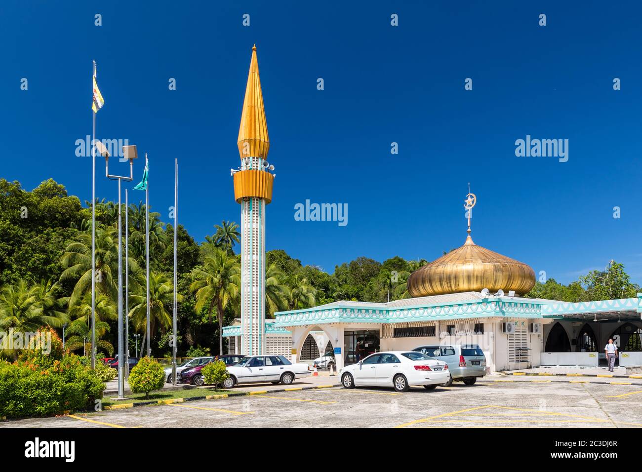 Pekan Tutong, Brunei: Mosquée Hassanal Bolkiah Banque D'Images