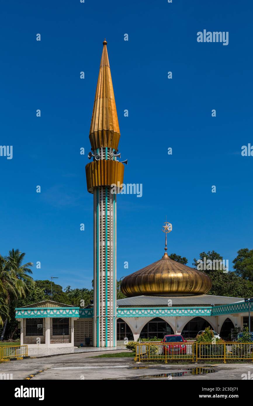 Pekan Tutong, Brunei: Mosquée Hassanal Bolkiah Banque D'Images