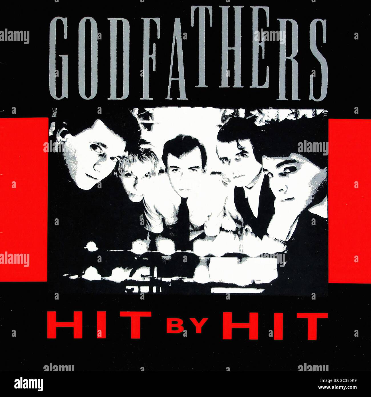 LES PARRAINS ONT ÉTÉ FRAPPÉS PAR L'IMAGE D'ENTREPRISE - Vintage 12'' LP vinyle couverture Banque D'Images