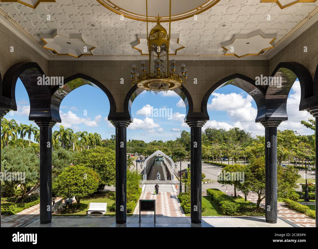 La mosquée ASR Hassanil Bolkiah de JaME au Brunéi Darussalam Banque D'Images