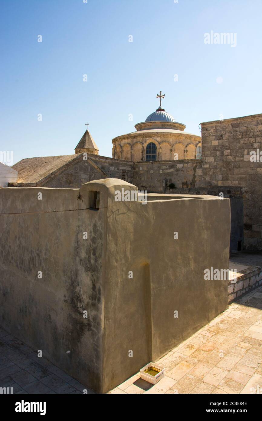 Communauté arménienne dans la vieille ville de Jérusalem, Israël Banque D'Images