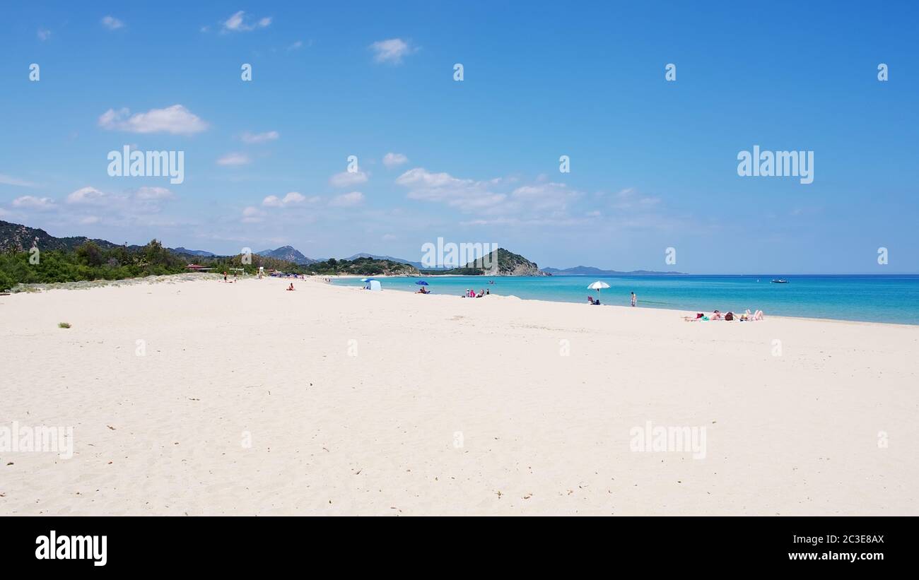 Spiaggia di Cala Sinzias - Sardaigne Banque D'Images