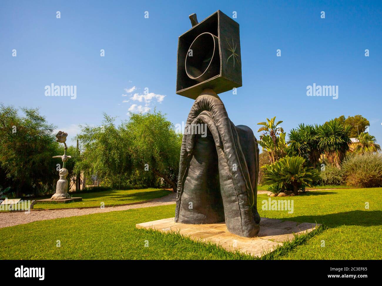 Sculpture, Fondation Joan Miro, Palma, Majorque, Espagne Banque D'Images