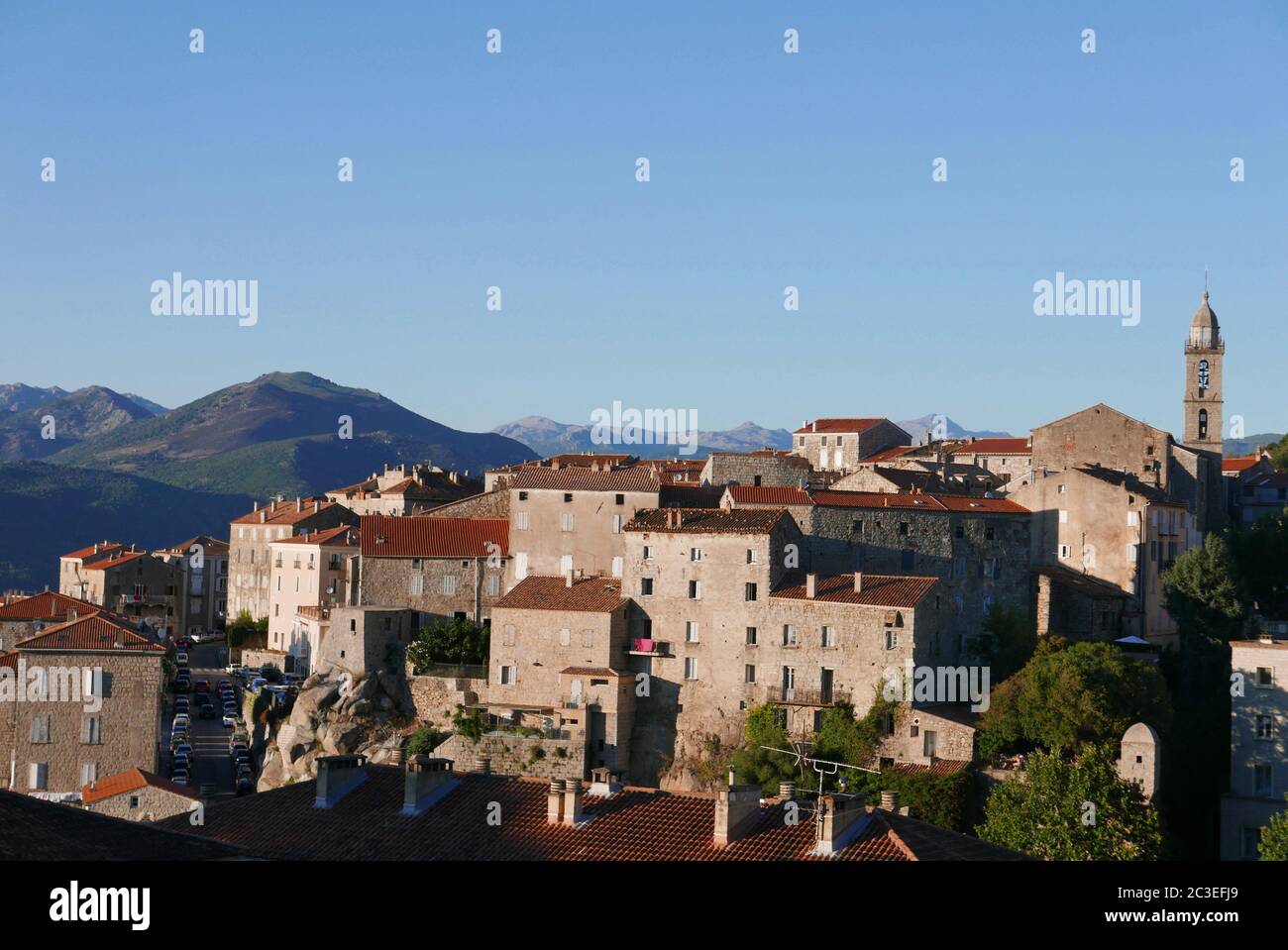 Corse du Sud, vacances au bord de l'eau sur l'île de la beauté. Banque D'Images