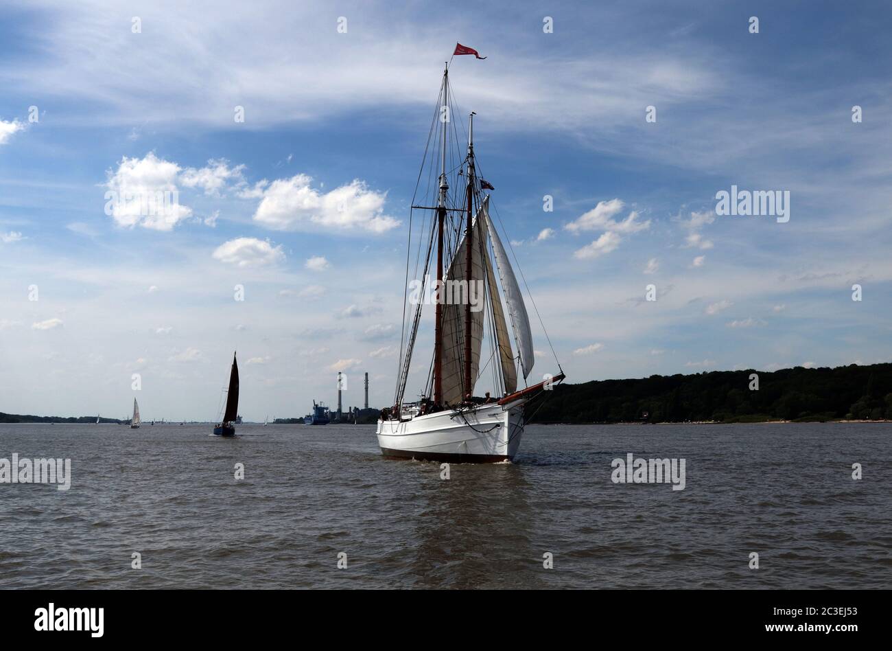 NO 5 Elbe Pilot Banque D'Images