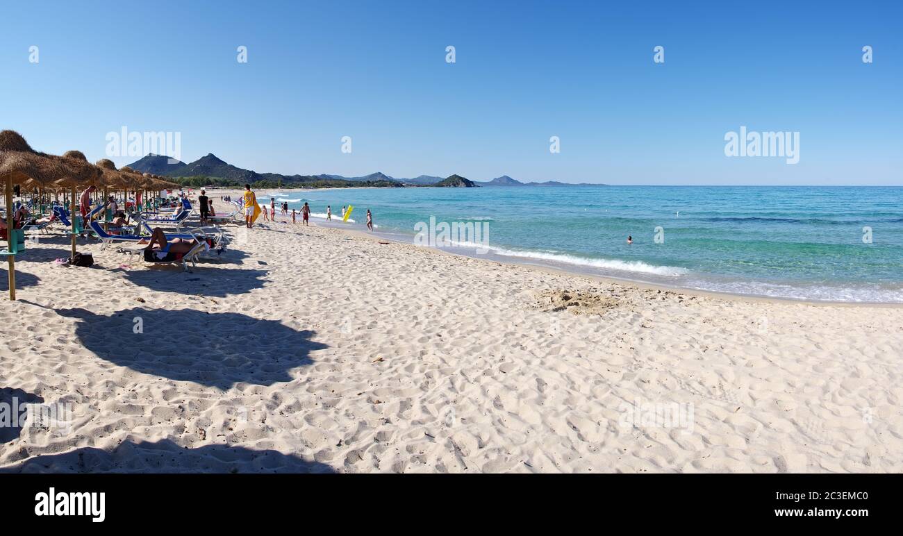 Spiaggia di Cala Sinzias - Sardaigne Banque D'Images