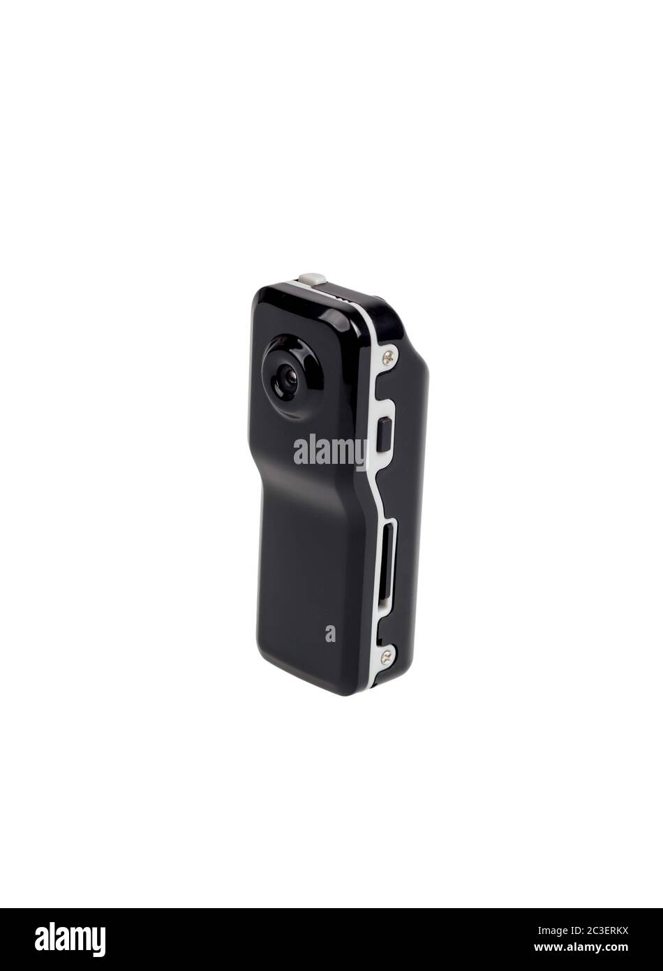 Caméra embarquée noire compacte, magnétoscope. Banque D'Images