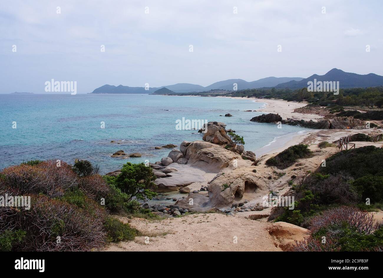 Punta Di Santa Giusta - Sardaigne Banque D'Images