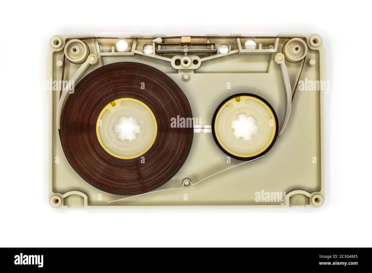 cassette audio usagée ouverte Photo Stock - Alamy
