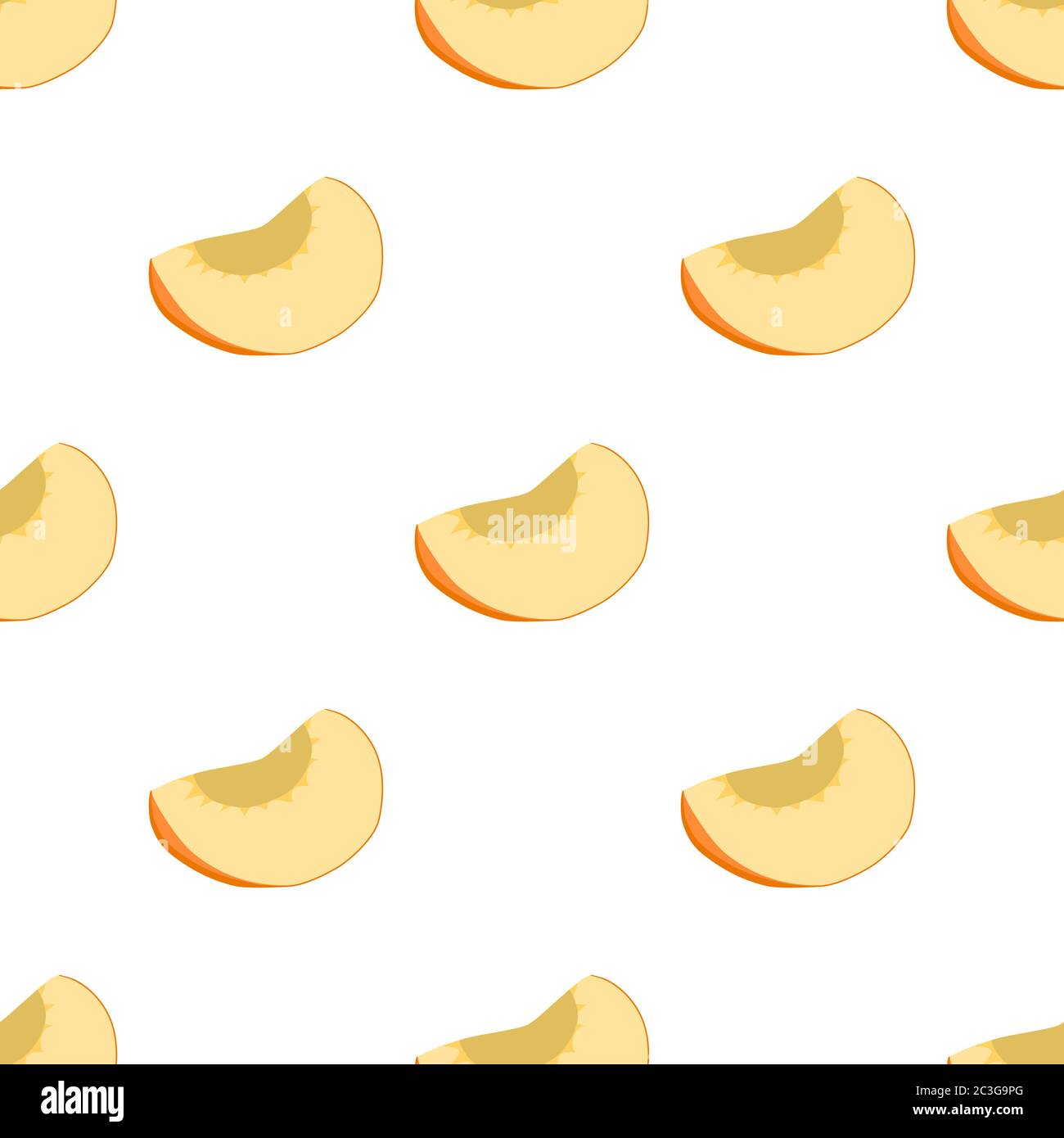 Illustration sur thème gros abricot transparent coloré, motif fruits lumineux pour le phoque. Motif fruits composé de bel abricot à répétition sans couture. Simp Illustration de Vecteur