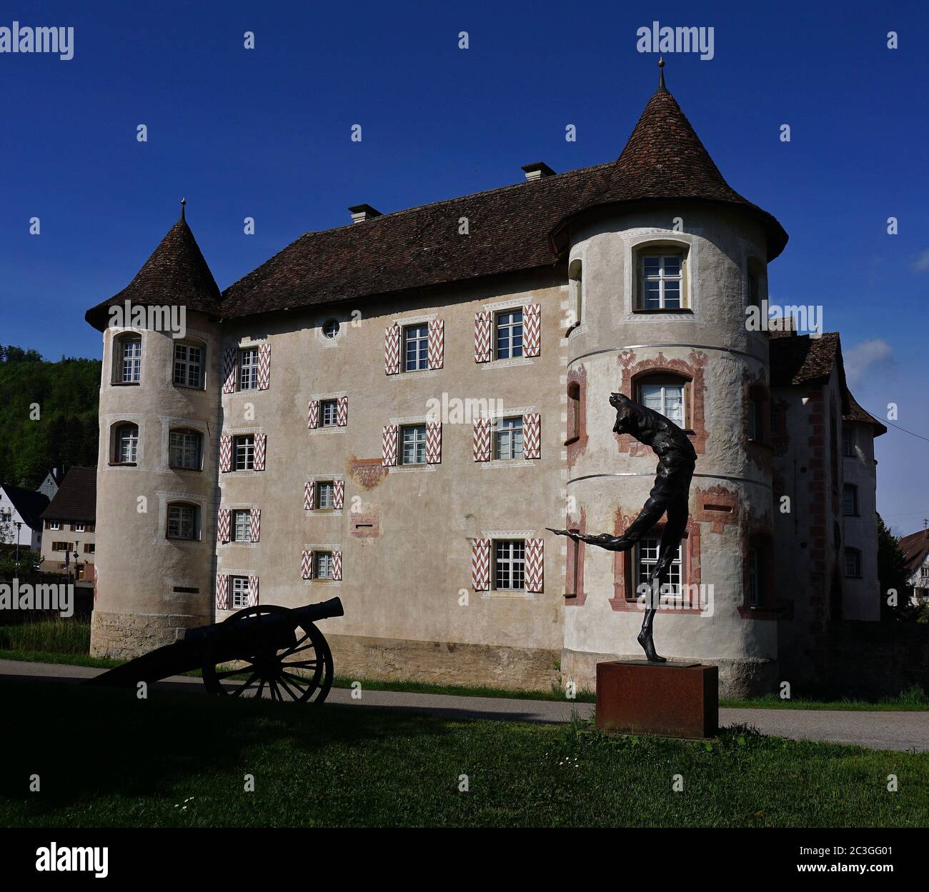 Château d'eau à Glatt dans la Forêt Noire, Allemagne Banque D'Images