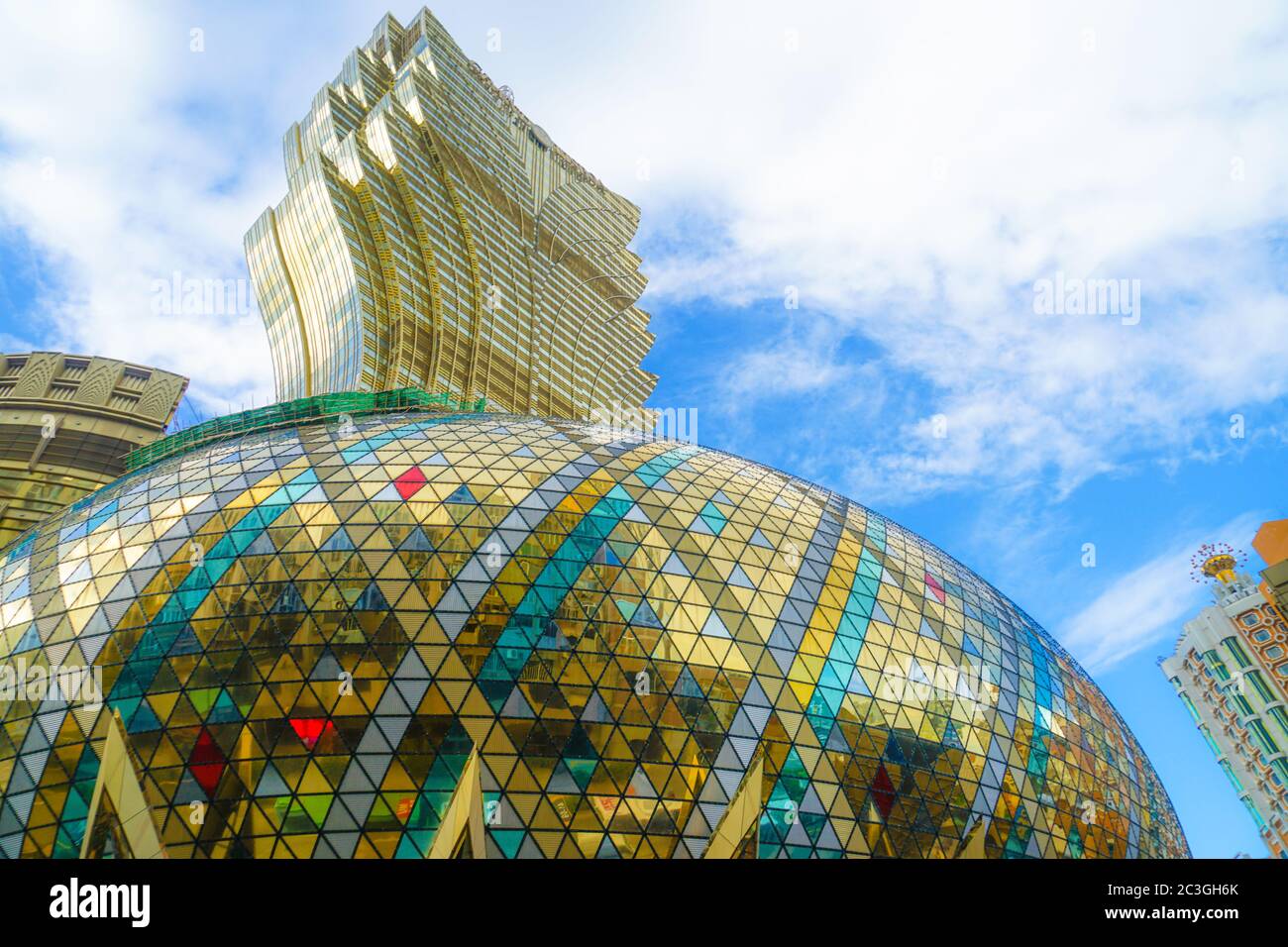 Macao région administrative spéciale de Lisbonne et le ciel bleu Banque D'Images