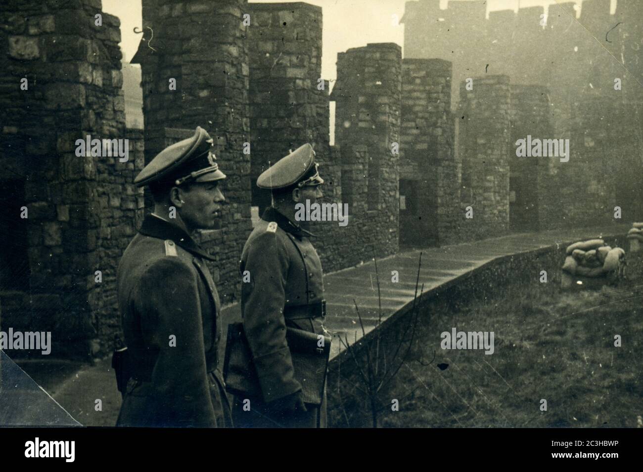 Deuxième Guerre mondiale - WW2 Gravensteen - Château du Comte's East Flandre en Belgique - Gand Banque D'Images