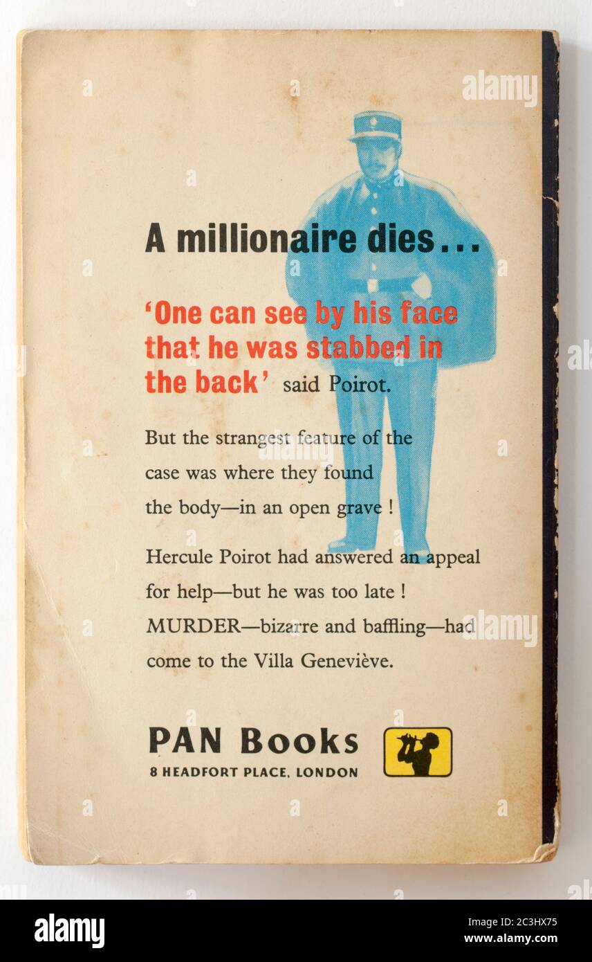 Meurtre sur les liens par Agatha Christie Livre de poche Banque D'Images