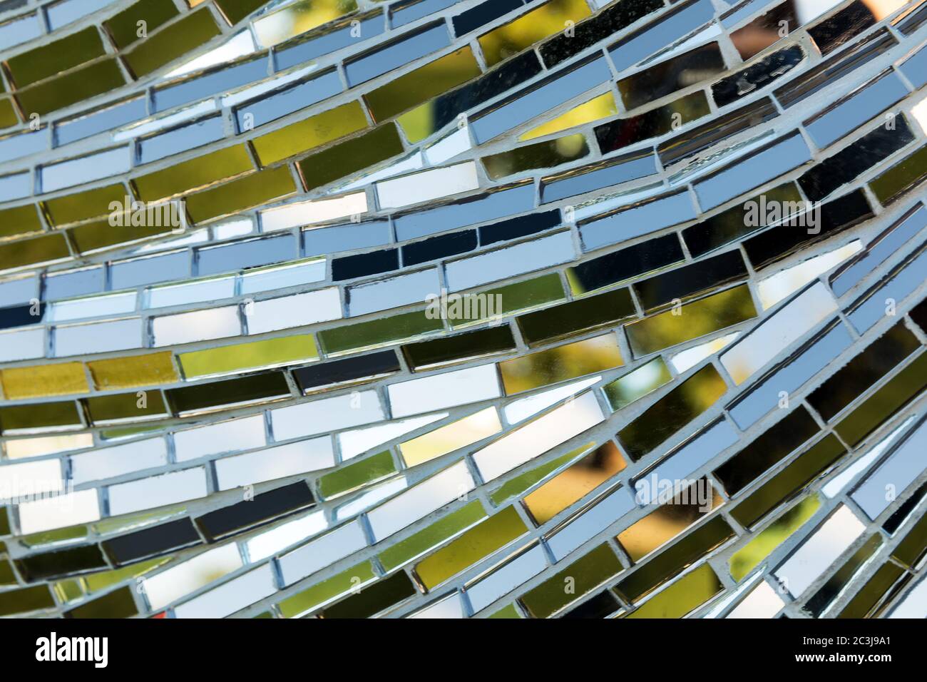 Mosaïque miroir. Toile de fond abstraite. Banque D'Images