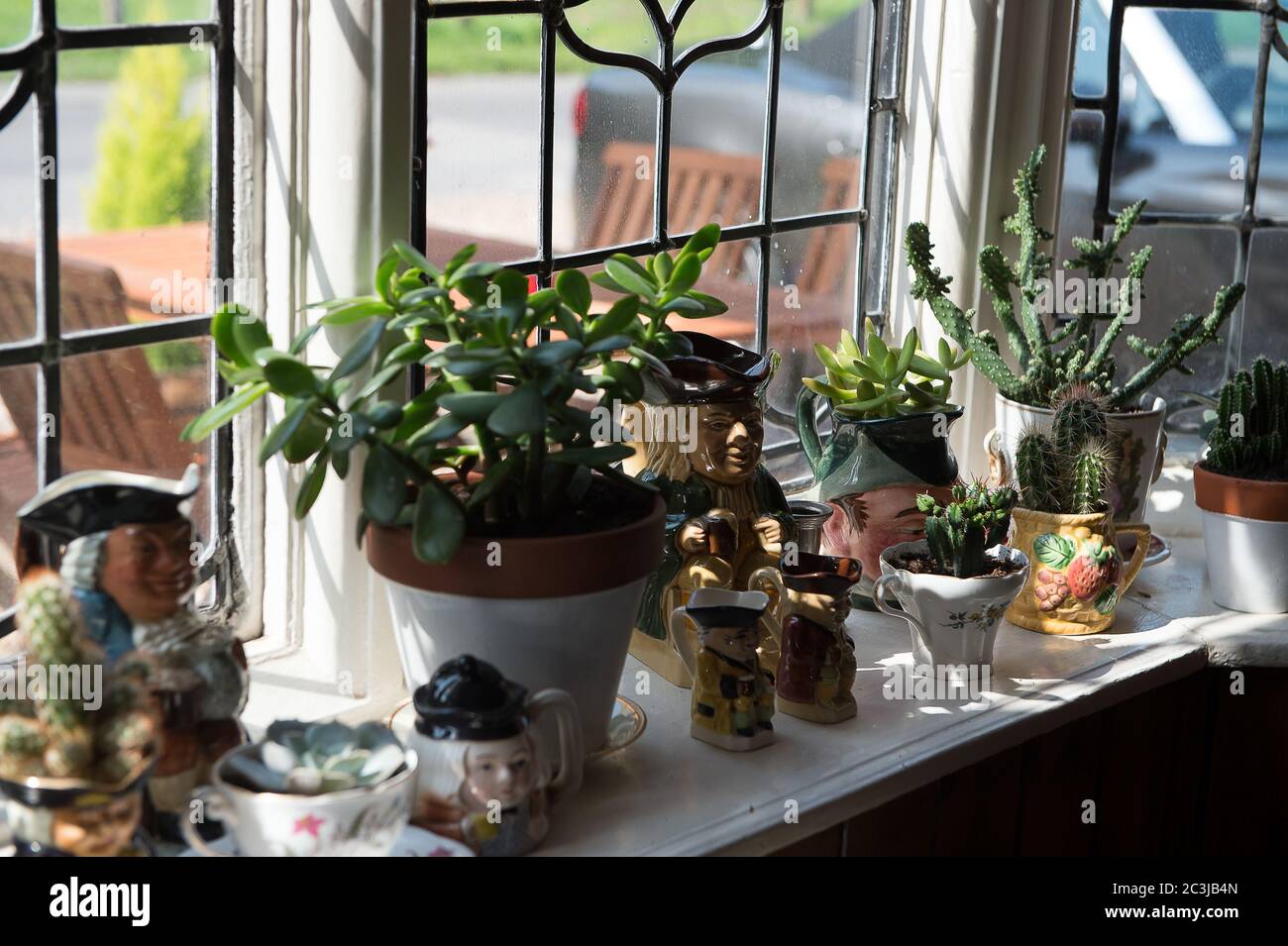 Bagnors, Berkshire, Royaume-Uni. 23 août 2018. L'intérieur original du restaurant Dominic Robinson's The Blackbird à Bagnors, West Berkshire. Crédit : Maureen McLean/Alay Banque D'Images