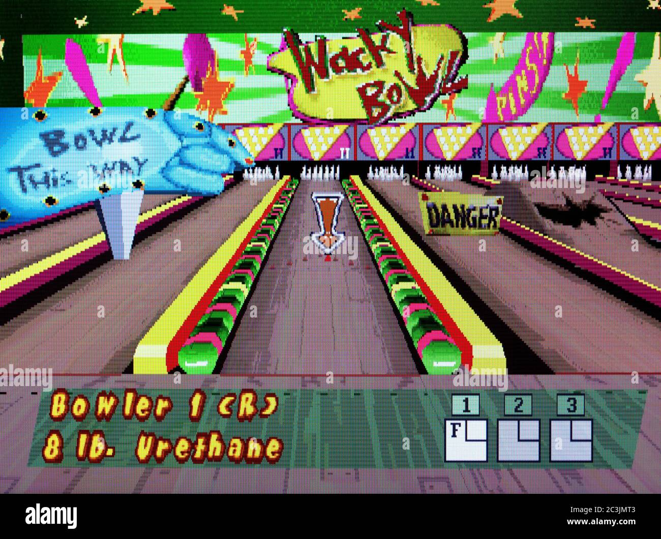 Animaniacs in Ten PIN Alley - Sony PlayStation 1 PS1 PSX - usage éditorial uniquement Banque D'Images