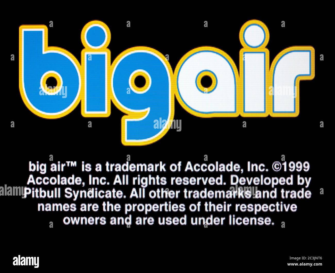 Big Air - Sony PlayStation 1 PS1 PSX - usage éditorial uniquement Banque D'Images