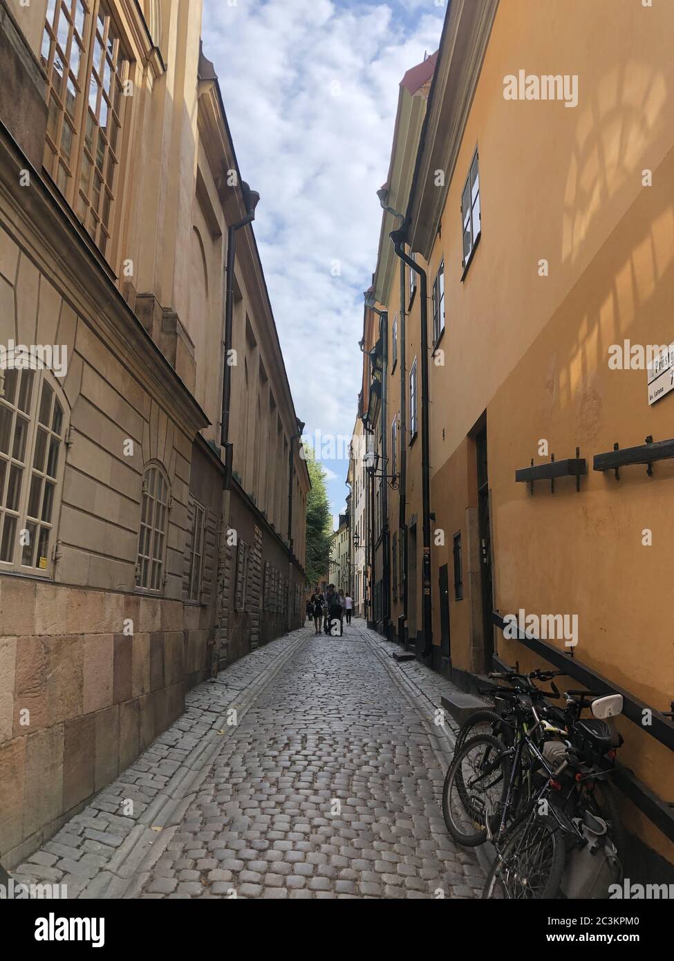 Bâtiments les uns à côté des autres dans la ville de Stockholm, Suède Banque D'Images