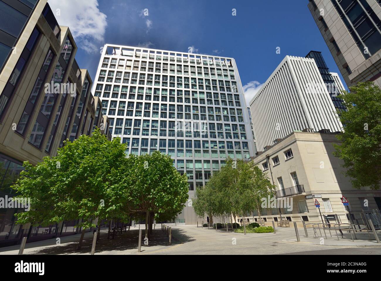 5 Aldermanbury Square, Barbican, City of London, Royaume-Uni Banque D'Images