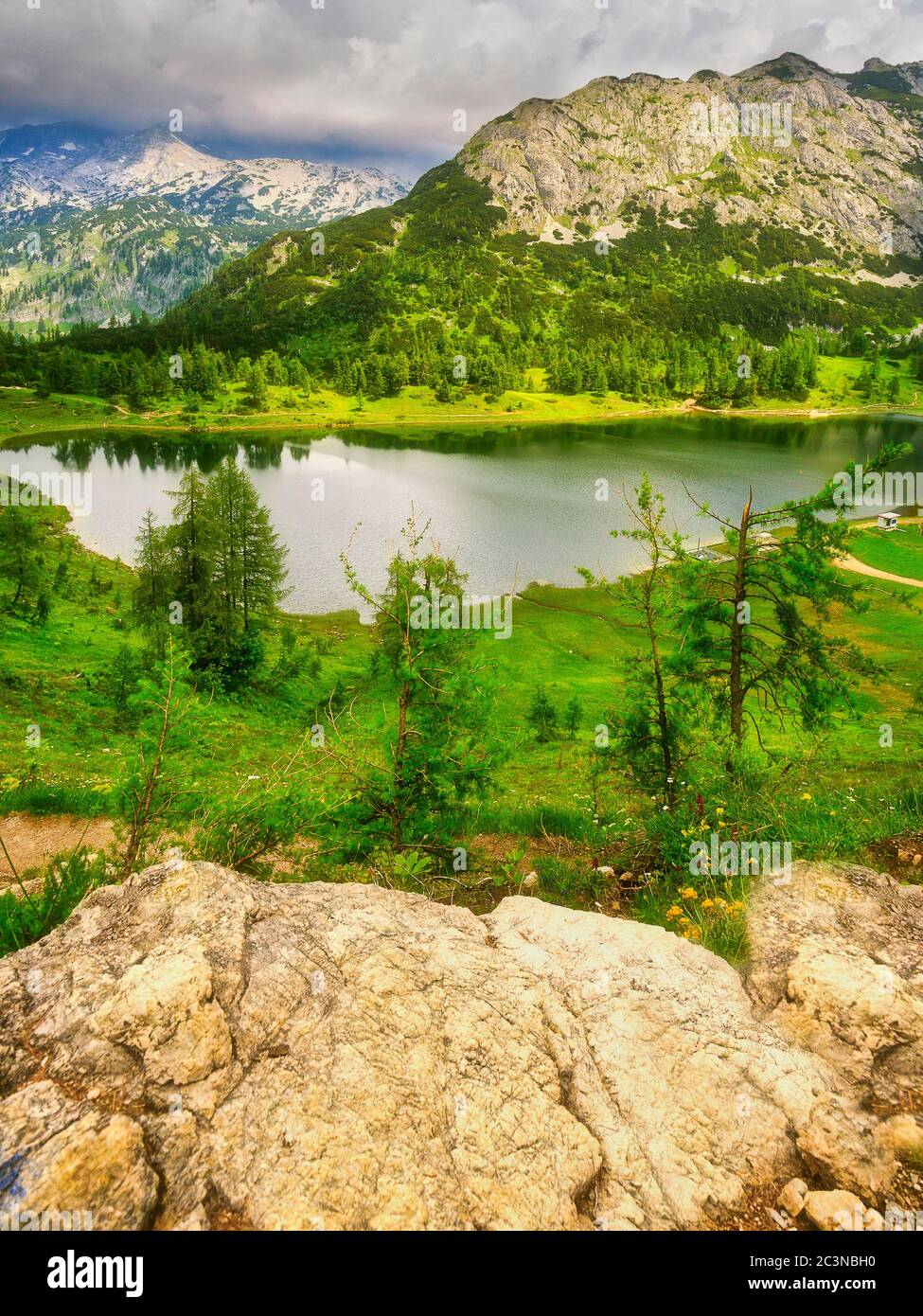 Großsee Tauplitzalm Banque D'Images