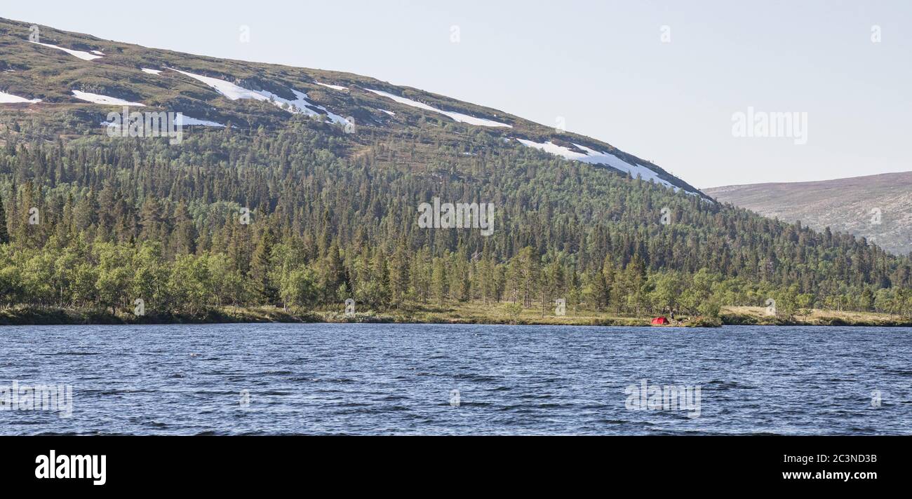 Grövelsjön, Dalarna, Suède Banque D'Images