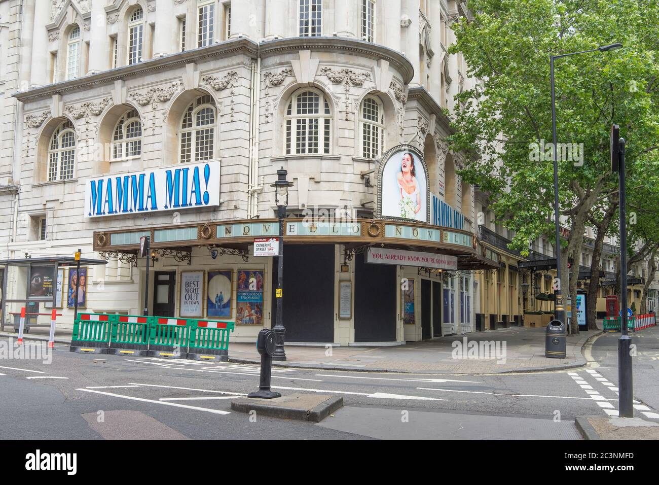 Mamma Mia musical au Théâtre Novello sur le Strand. Londres Banque D'Images