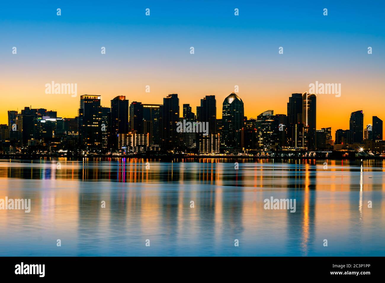 Le centre-ville de San Diego Banque D'Images