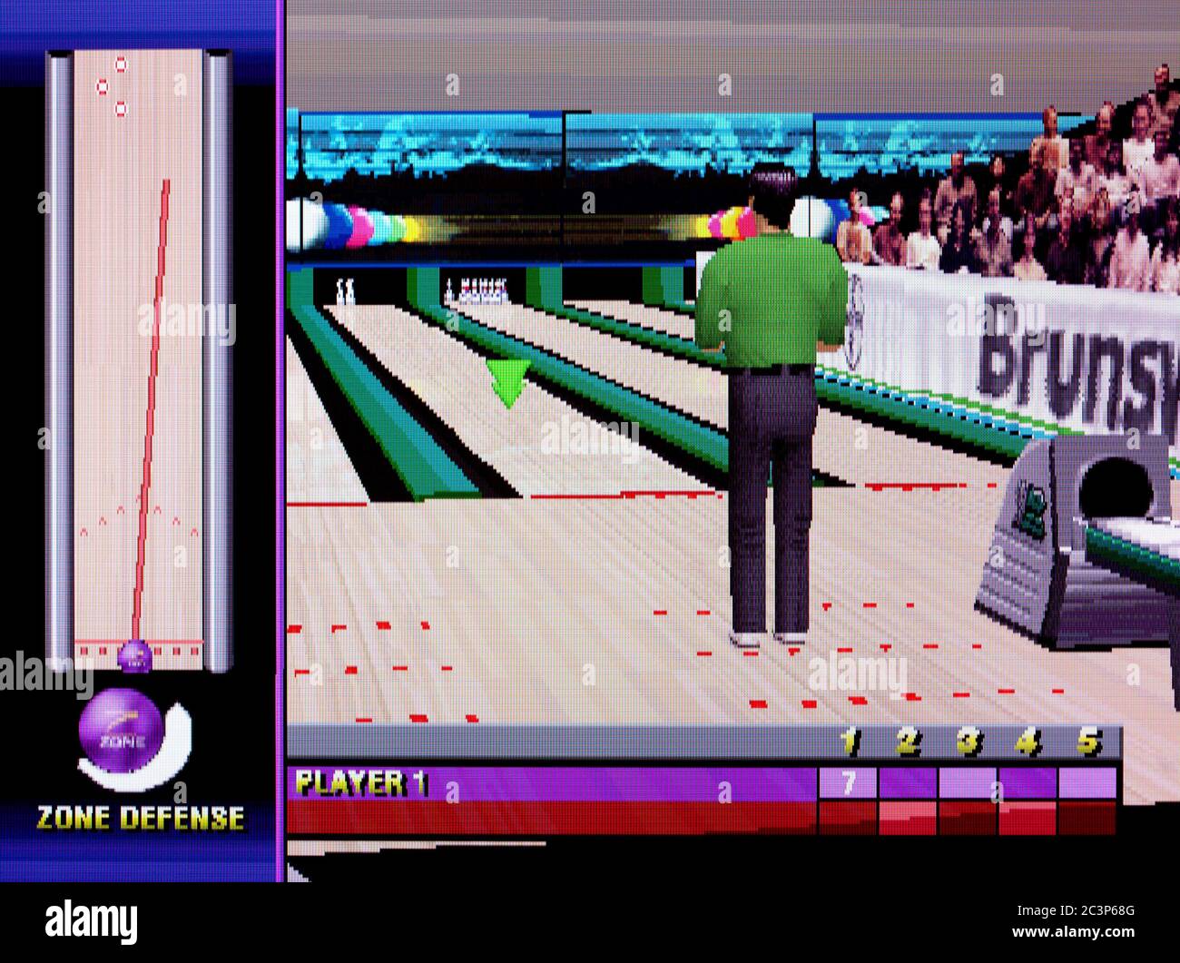 Brunswick circuit Pro Bowling - Sony PlayStation 1 PS1 PSX - usage éditorial uniquement Banque D'Images