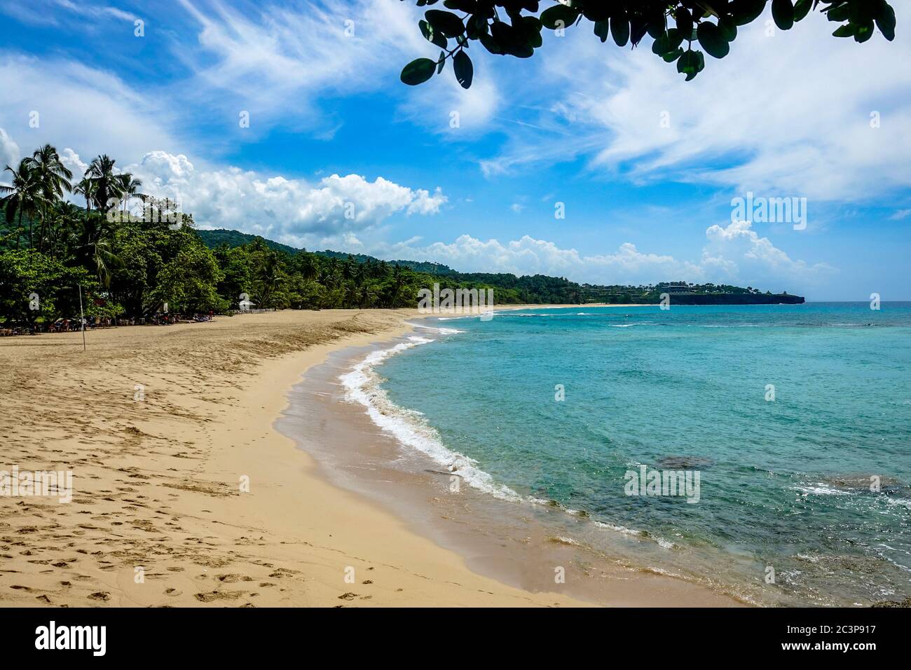 Playa Grande à Cabrera République Dominicaine Banque D'Images