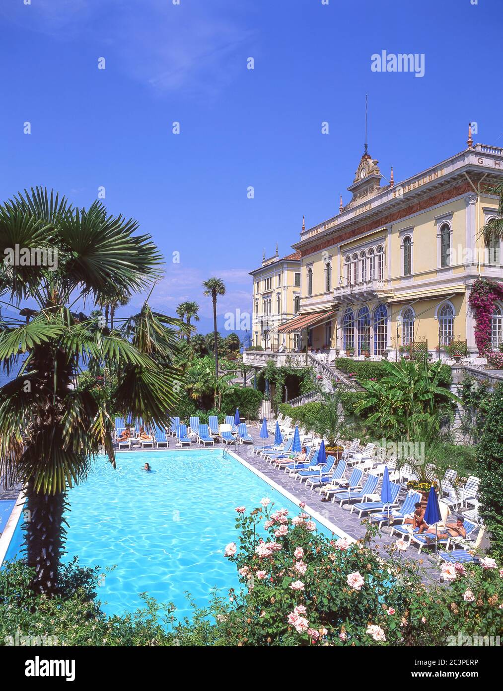 Grand Hotel Villa Serbelloni, Bellagio, province de Côme, région Lombardie, Italie Banque D'Images