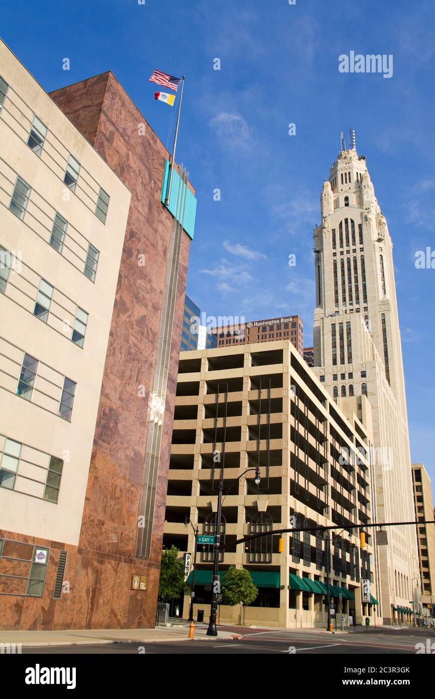 Leveque Tower, Columbus, Ohio, États-Unis Banque D'Images